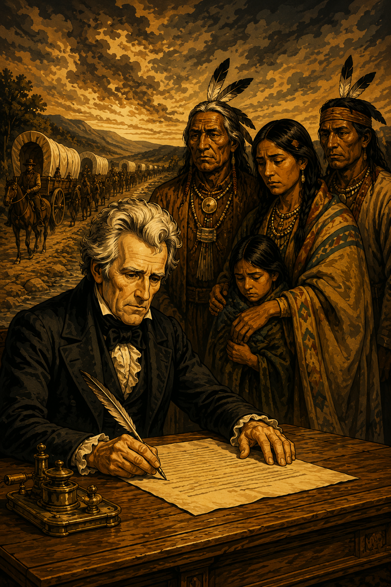May 28, 1830 — Andrew Jackson Signs the Indian Removal Act – Faces Of ...