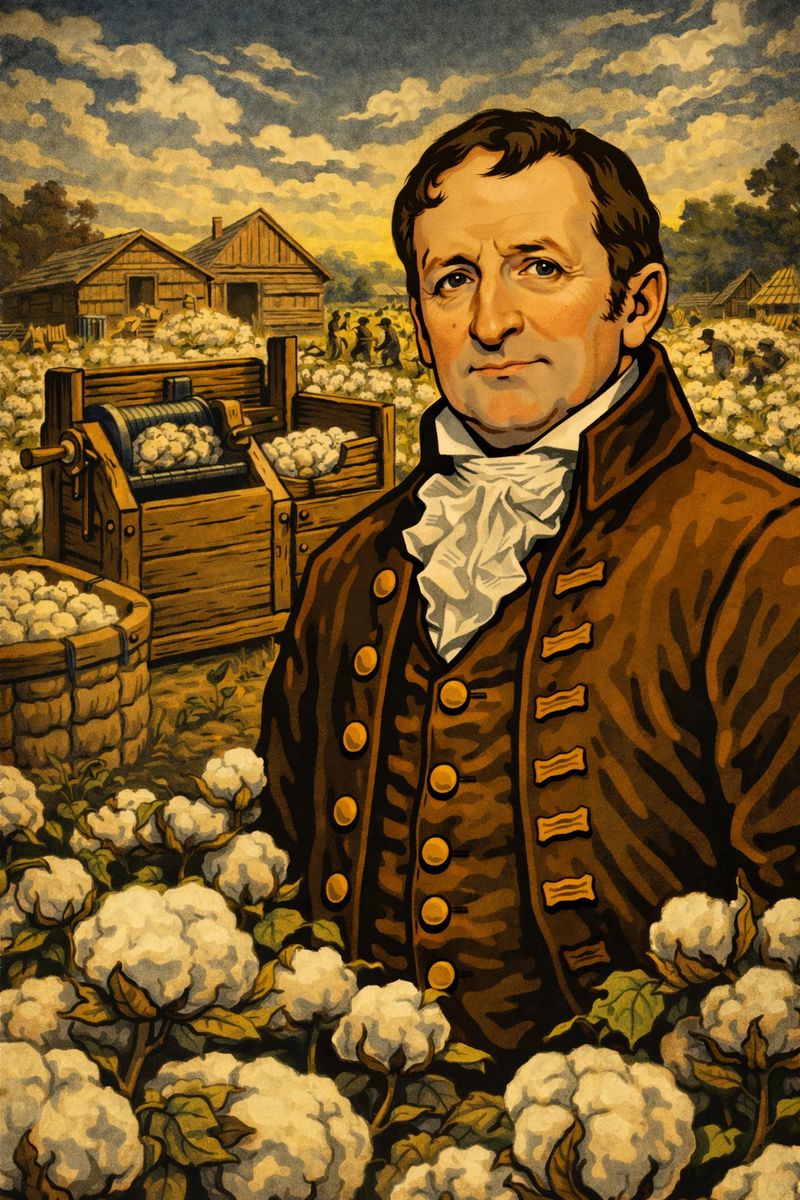 March 14, 1794 — Eli Whitney Patents the Cotton Gin – Faces Of History