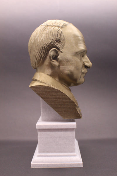 Carl Jung Famous Swiss Psychoanalyst Sculpture Bust on Box Plinth