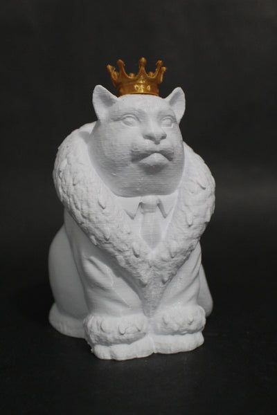 Cat King Replica from the Grave of Manfred Deix in Vienna