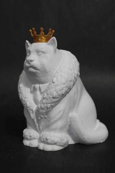 Cat King Replica from the Grave of Manfred Deix in Vienna