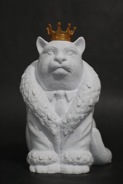 Cat King Replica from the Grave of Manfred Deix in Vienna