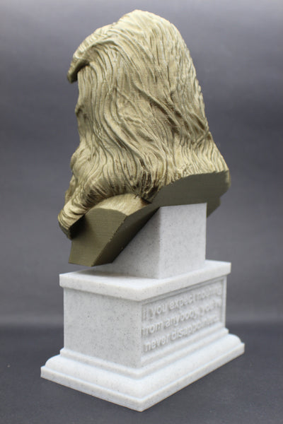 Sylvia Plath, American Poet, Sculpture Bust on Box Plinth