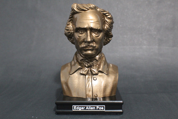 Edgar Allan Poe, American Writer, Premium Sculpture Bust
