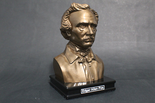 Edgar Allan Poe, American Writer, Premium Sculpture Bust