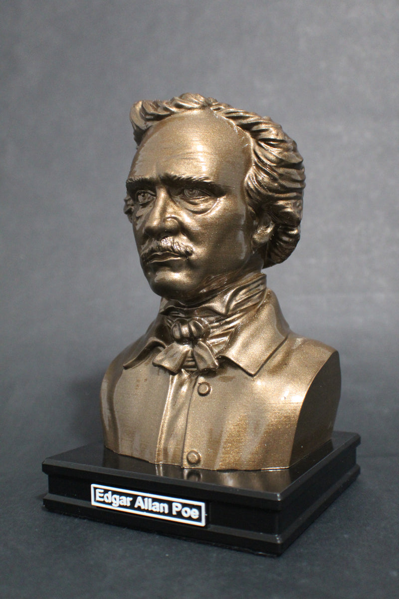 Edgar Allen Poe Bust Figurine & selling Statuette New Unique Product for 2022!