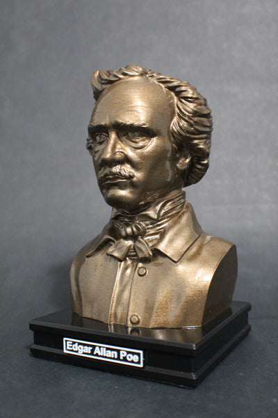 Edgar Allan Poe, American Writer, Premium Sculpture Bust