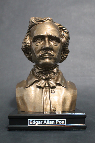 Edgar Allan Poe, American Writer, Premium Sculpture Bust