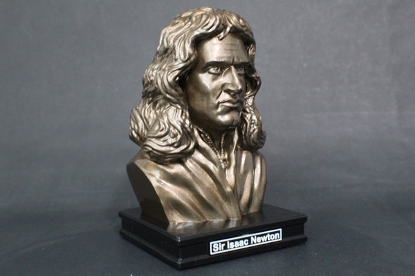 Isaac Newton, Famous English Mathematician, Physicist and Astronomer, Premium Sculpture Bust
