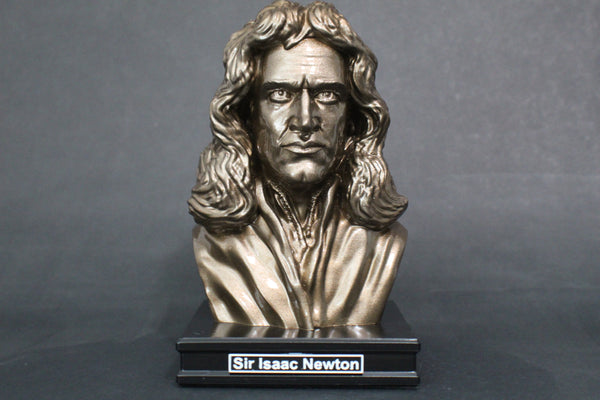 Isaac Newton, Famous English Mathematician, Physicist and Astronomer, Premium Sculpture Bust