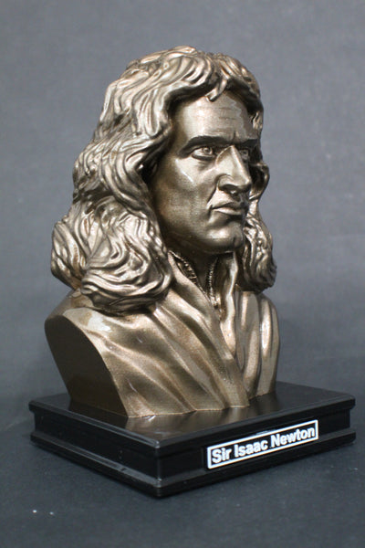 Isaac Newton, Famous English Mathematician, Physicist and Astronomer, Premium Sculpture Bust