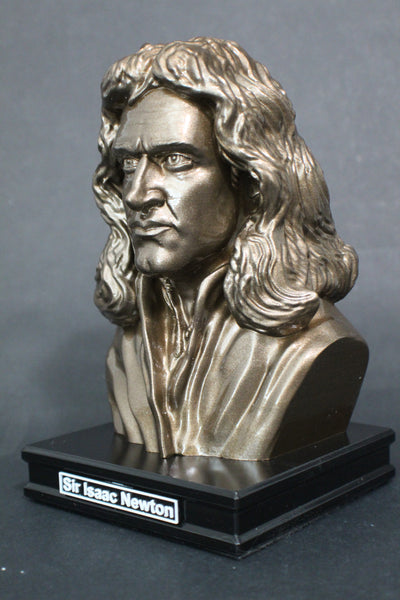 Isaac Newton, Famous English Mathematician, Physicist and Astronomer, Premium Sculpture Bust