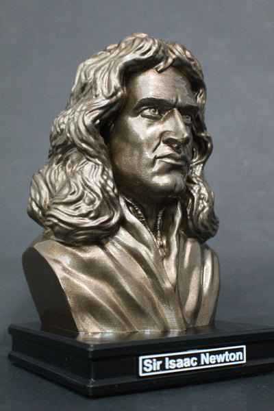 Isaac Newton, Famous English Mathematician, Physicist and Astronomer, Premium Sculpture Bust