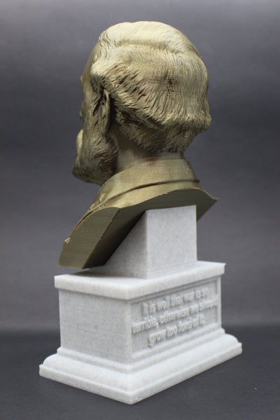 Robert E Lee American Civil War General Sculpture Bust on Box Plinth