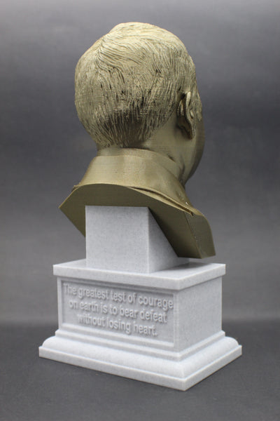 Robert G. Ingersoll Famous American Lawyer Sculpture Bust on Box Plinth
