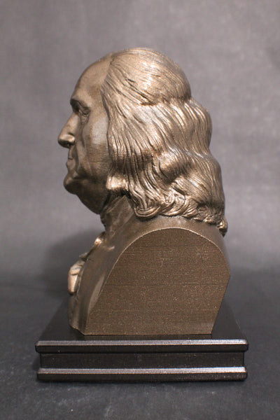 Benjamin Franklin, USA Founding Father, Premium Sculpture Bust