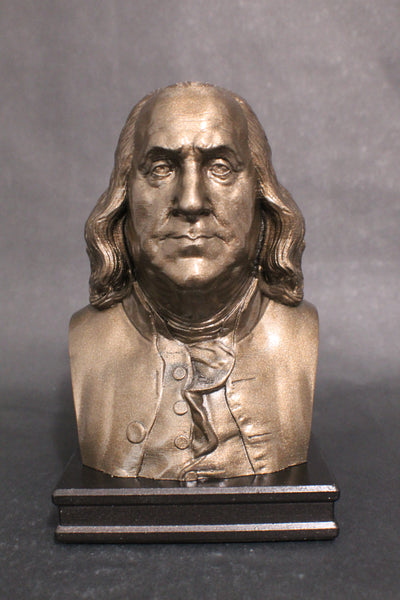 Benjamin Franklin, USA Founding Father, Premium Sculpture Bust