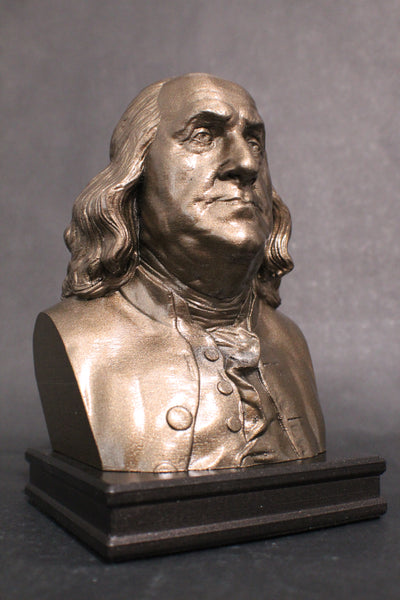 Benjamin Franklin, USA Founding Father, Premium Sculpture Bust