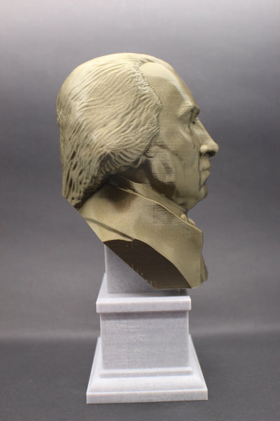 James Madison, 4th US President, Sculpture Bust on Box Plinth