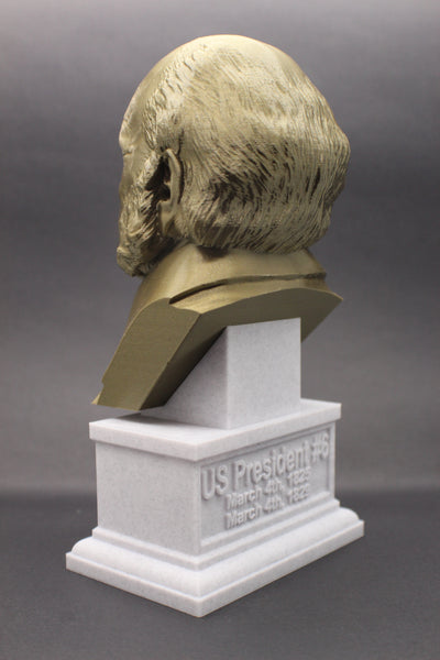 John Quincy Adams, 6th US President, Sculpture Bust on Box Plinth