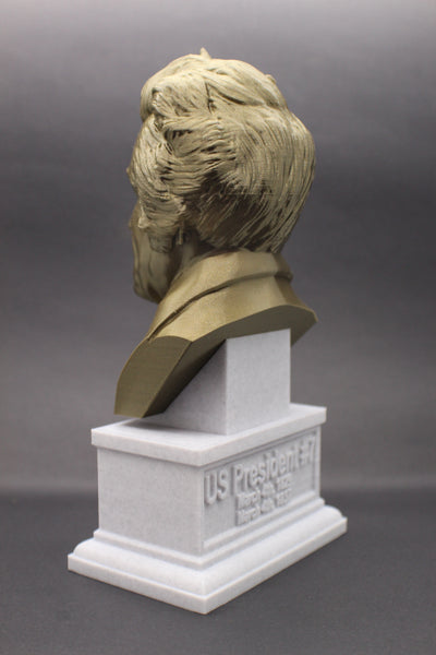 Andrew Jackson, 7th US President, Sculpture Bust on Box Plinth