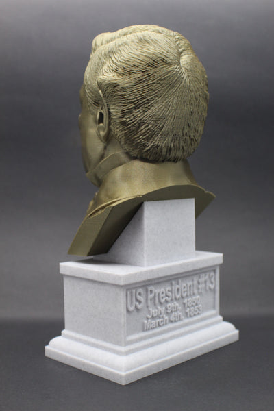 Millard Fillmore, 13th US President, Sculpture Bust on Box Plinth