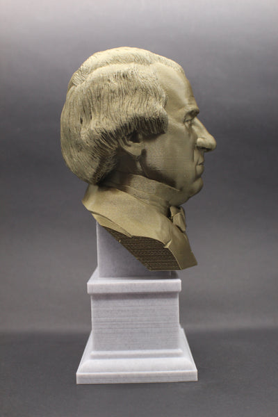 Andrew Johnson, 17th US President, Sculpture Bust on Box Plinth