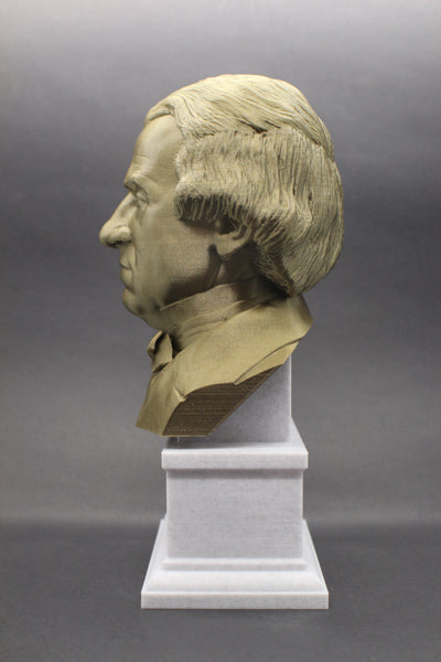 Andrew Johnson, 17th US President, Sculpture Bust on Box Plinth