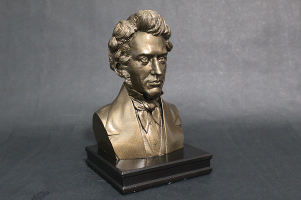 Soren Kierkegaard, Danish Existentialist Philosopher, Premium Sculpture Bust