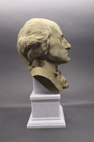 John Jay USA Founding Father And Chief Supreme Justice Sculpture Bust on Box Plinth