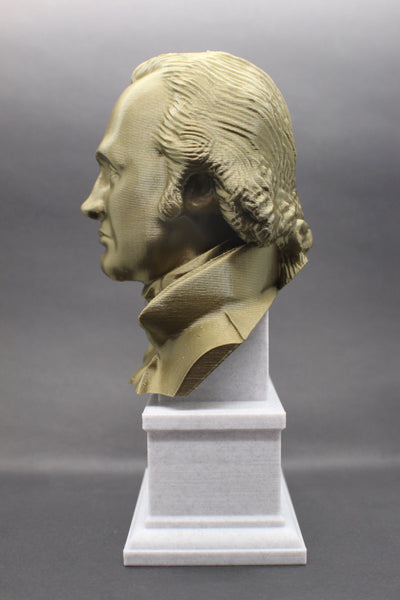 Aaron Burr US Vice President and Lawyer Sculpture Bust on Box Plinth