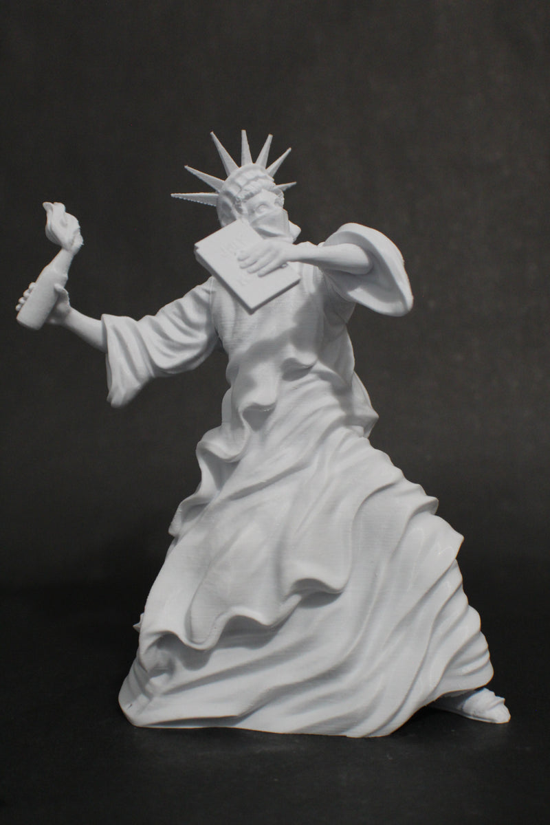 Rioting Liberty 3D Printed Original Artwork 8