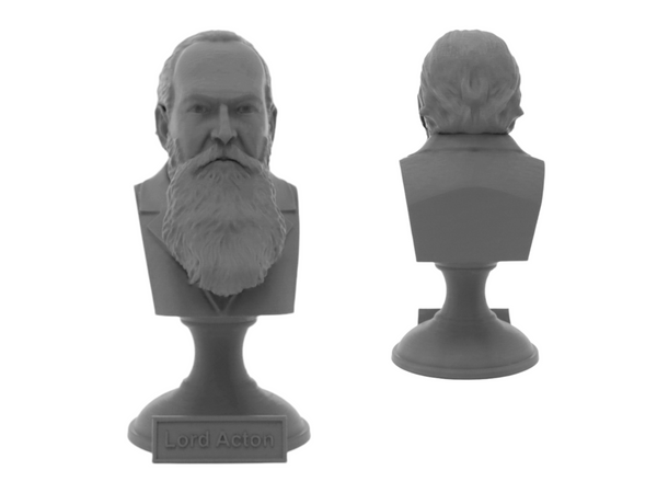 John Dalberg-Acton (Lord Acton) English Writer Sculpture Bust on Pedestal