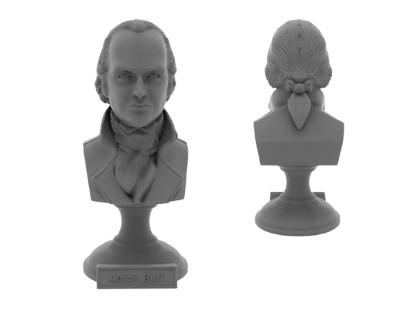 Aaron Burr US Vice President and Lawyer Sculpture Bust on Pedestal