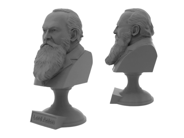 John Dalberg-Acton (Lord Acton) English Writer Sculpture Bust on Pedestal