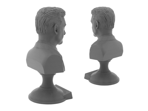 F Scott Fitzgerald American Writer Sculpture Bust on Pedestal