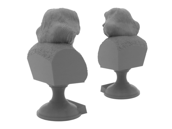 Oscar Wilde Irish Poet Sculpture Bust on Pedestal