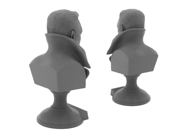 Albert Camus French Philosopher Sculpture Bust on Pedestal