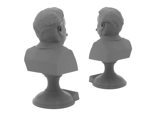 William Howard Taft, 27th US President, Sculpture Bust on Pedestal