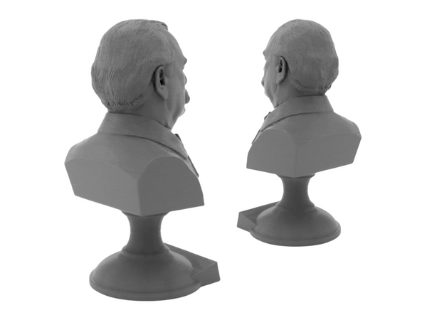 Grover Cleveland, 22nd US President, Sculpture Bust on Pedestal