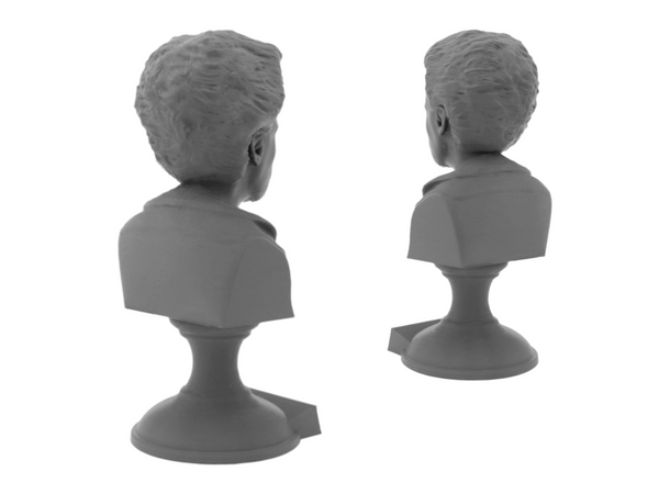 Marie Curie Polish Chemist, Nobel Prize Winner, and Researcher of Radioactivity Sculpture Bust on Pedestal