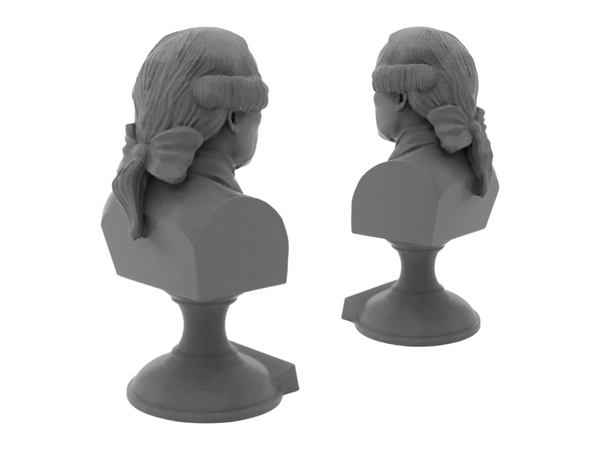 Immanuel Kant Enlightenment Philosopher Sculpture Bust on Pedestal