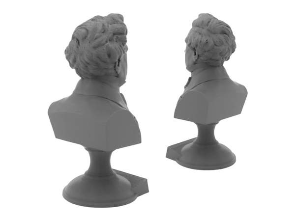 Franklin Pierce, 14th US President, Sculpture Bust on Pedestal