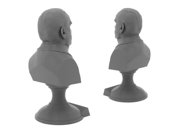 William McKinley, 25th US President, Sculpture Bust on Pedestal