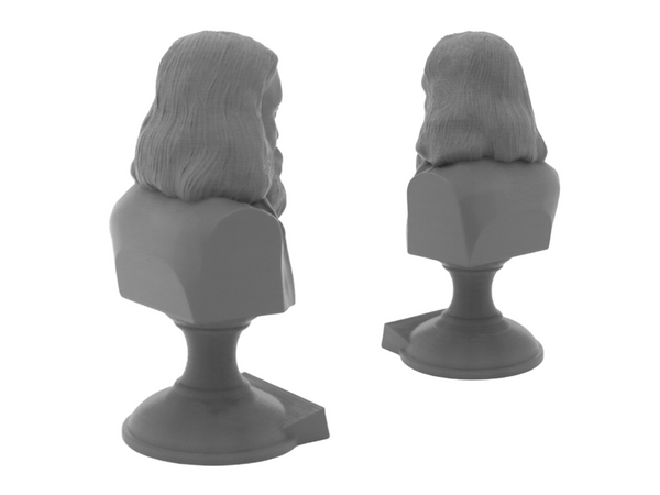 Dmitri Mendeleev Famous Russian Chemist and Inventor Sculpture Bust on Pedestal