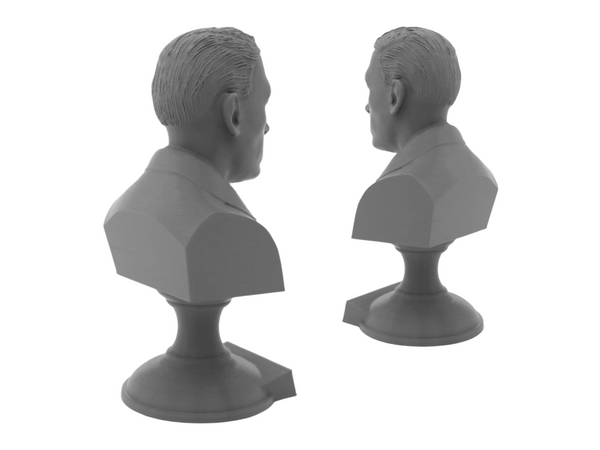 HP Lovecraft American Writer Sculpture Bust on Pedestal