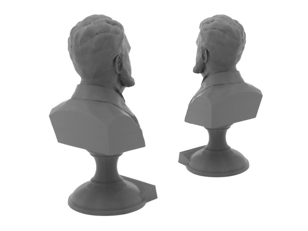 Chester A. Arthur, 21st US President, Sculpture Bust on Pedestal