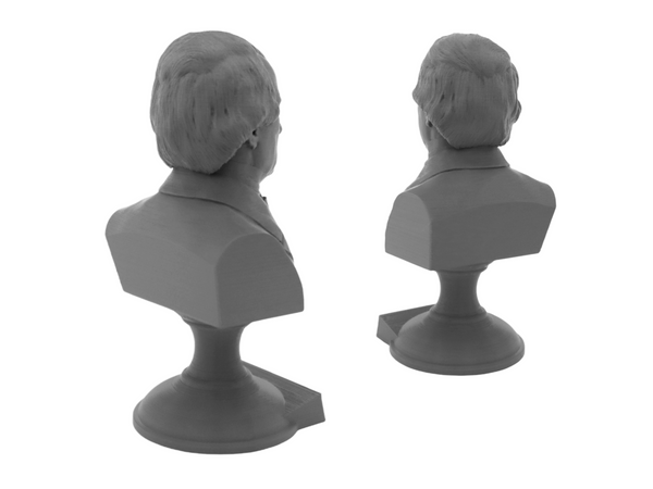 Andrew Johnson, 17th US President, Sculpture Bust on Pedestal
