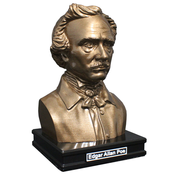 Edgar Allan Poe, American Writer, Premium Sculpture Bust