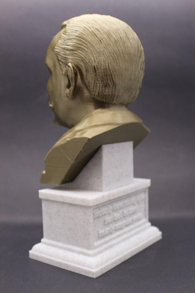 Arthur Conan Doyle, Famous British Writer, Sculpture Bust on Box Plinth